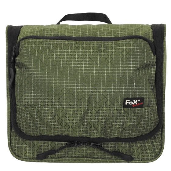 Fox Outdoor Washbag Toilettaske Ripstop - Olivenfarvet
