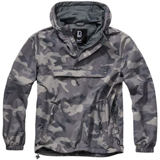 Brandit Sommer Windbreaker - Grey Camo