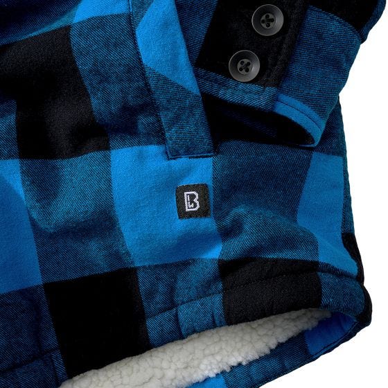 Brandit Lumber Hooded Jakke - Sort/Blå