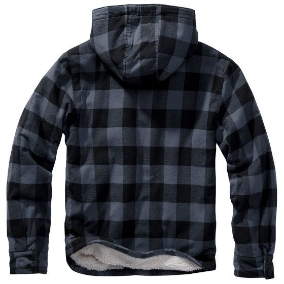 Brandit Lumber Hooded Jakke - Sort/Grå