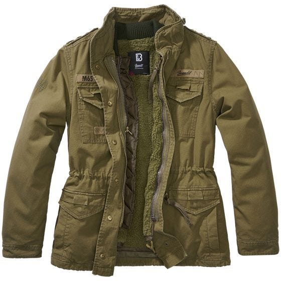 Brandit Ladies M65 Giant Jakke - Olivenfarvet
