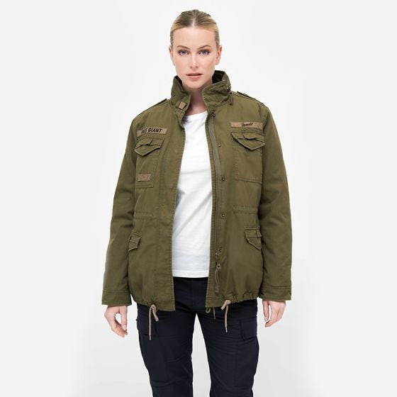 Brandit Ladies M65 Giant Jakke - Olivenfarvet