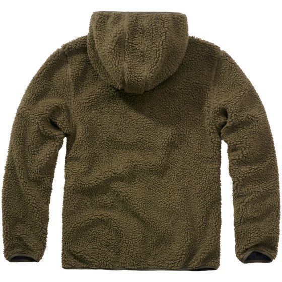 Brandit Teddyfleece Worker Pullover - Olivenfarvet