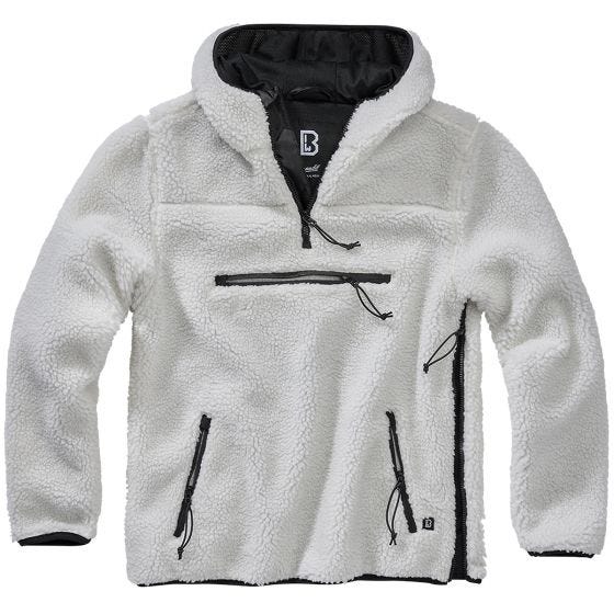 Brandit Teddyfleece Worker Pullover - Hvid