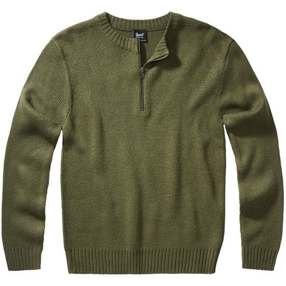 Brandit Armee Pullover-trøje - Olivenfarvet