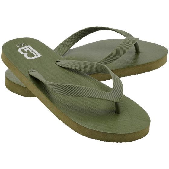 Brandit Beach Slipper Olivenfarvet