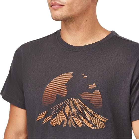 Alpinus Active Etna T-shirt - Grafit