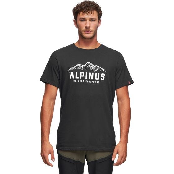 Alpinus Mountains Active Herre T-shirt - Sort