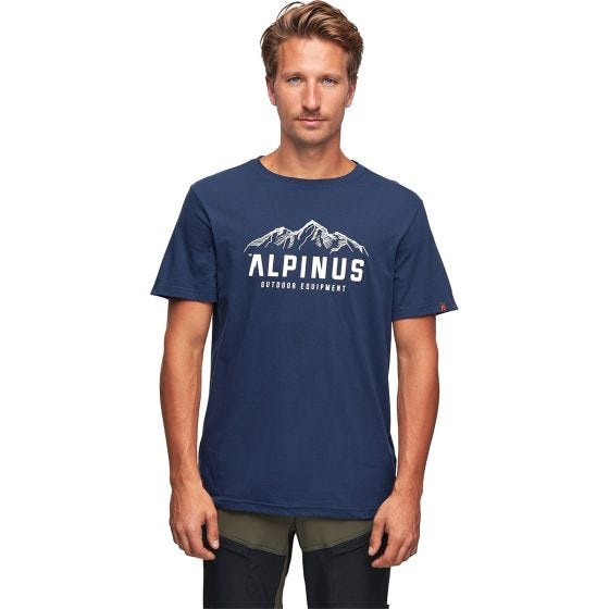 Alpinus Mountains Active Herre T-shirt - Blå
