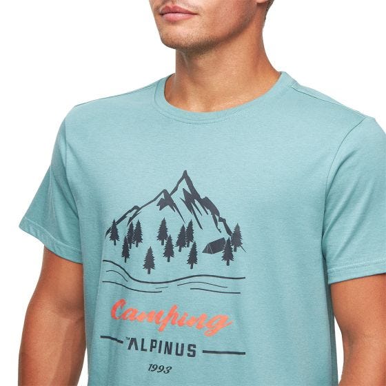 Alpinus Active Herre Polaris T-shirt - Mint