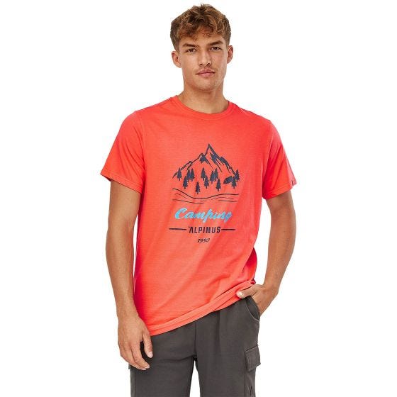 Alpinus Active Herre Polaris T-shirt - Lyserød