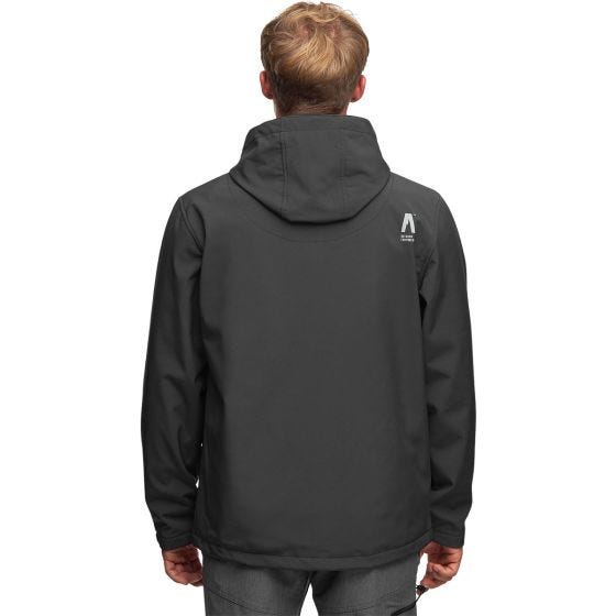 Alpinus City Herre Stenshuvud Soft-shell jakke - Sort