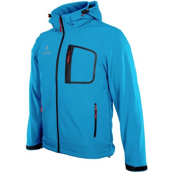 Alpinus City Herre Stenshuvud Soft-shell jakke - Blå