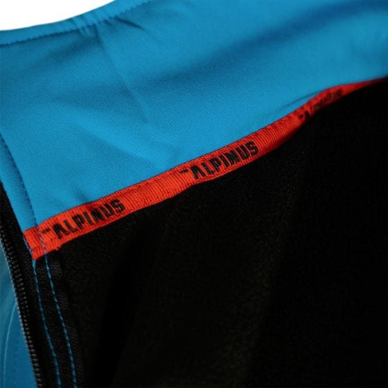 Alpinus City Herre Stenshuvud Soft-shell jakke - Blå