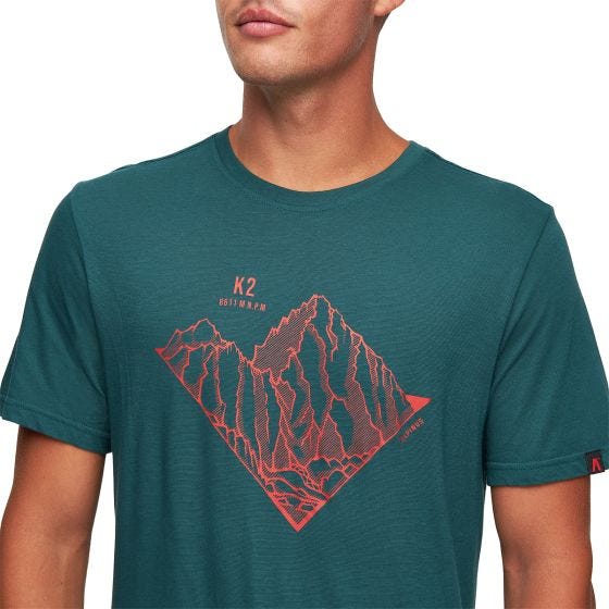 Alpinus Tactical Skilbrum T-shirt - Grøn