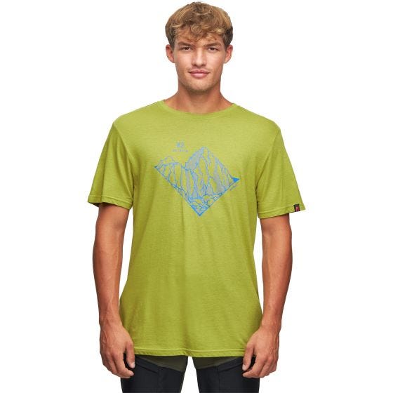 Alpinus Tactical Skilbrum T-shirt - Olivenfarvet