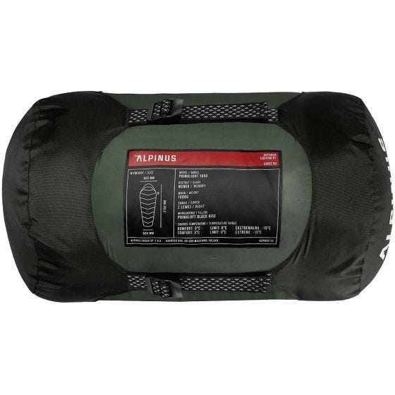 Alpinus Primalight 1000 (Left) Sovepose - Grøn