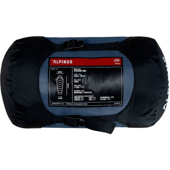 Alpinus Ultralight 1000 (Right) Sovepose - Blå