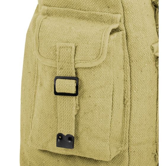 Highlander Stor Web-rygsæk med Lommer - Beige