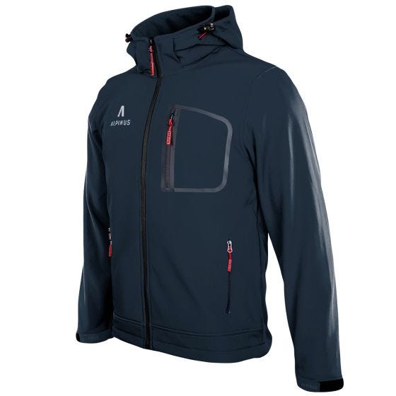 Alpinus City Stenshuvud Soft-shell jakke - Navy