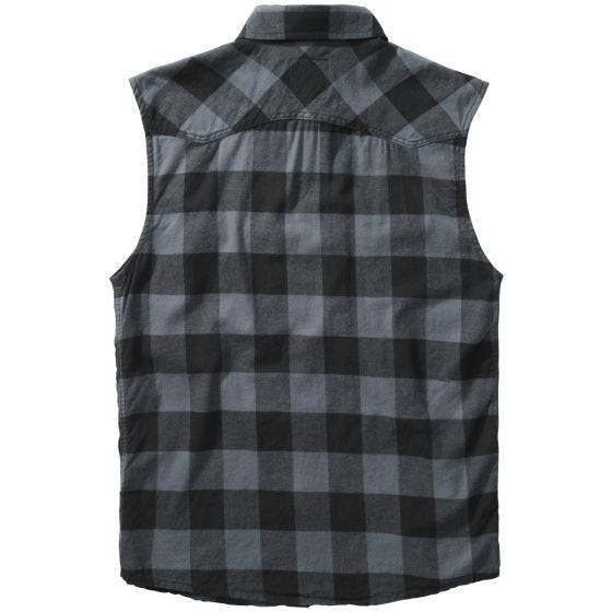 Brandit Sleeveless Ternetskjorte - Sort/Grå