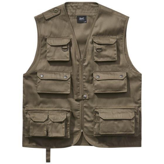 Brandit Hunting Vest - Olivenfarvet