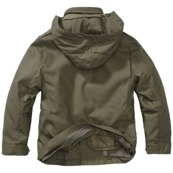 Brandit Kinderen M-65 Standard Jakke - Olivenfarvet
