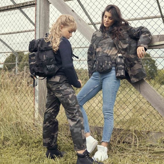 Brandit Kids US Cooper Rygsæk - Dark Camo