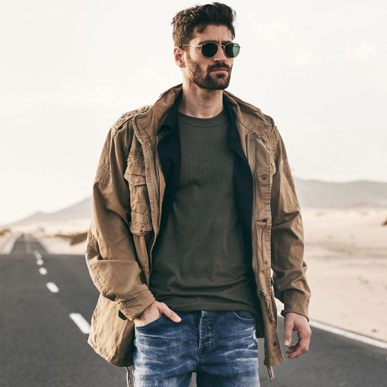 Brandit M-65 Giant Jakke - Camel