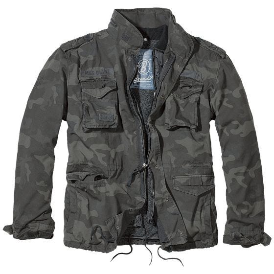 Brandit M-65 Giant Jakke - Dark Camo