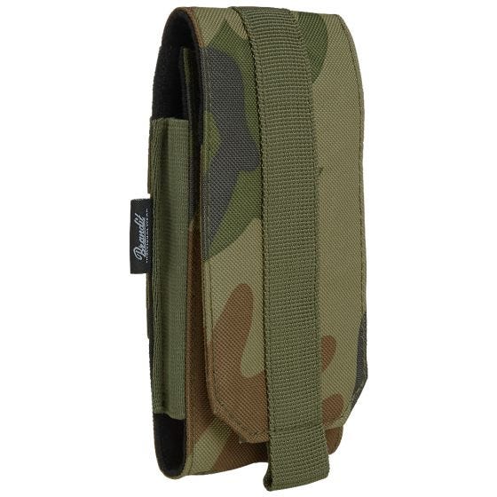 Brandit MOLLE Stor Telefonpung - Woodland