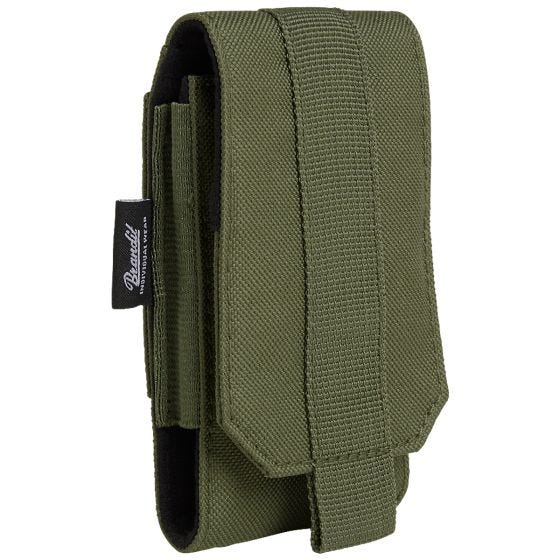 Brandit MOLLE Medium Telefonpung - Olivenfarvet