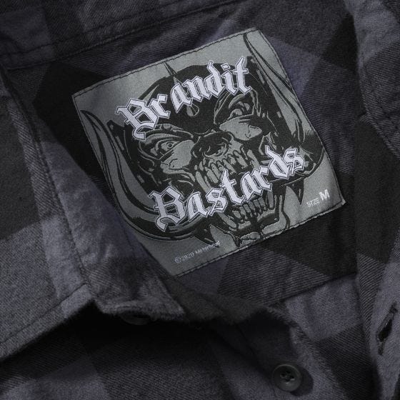 Brandit Motörhead Ternetskjorte - Sort/Grå