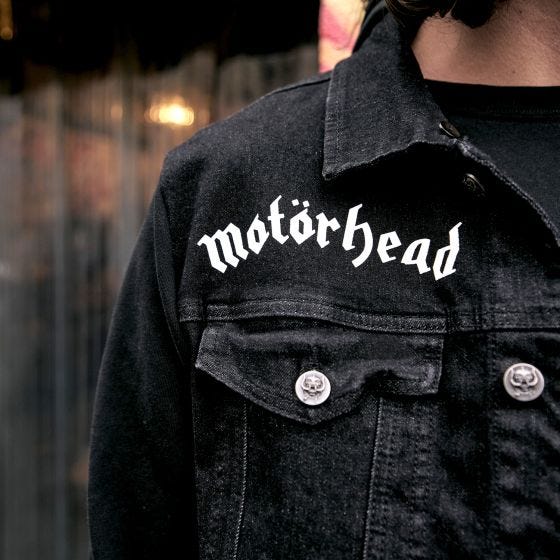 Brandit Motörhead Cradock Denimjakke - Sort