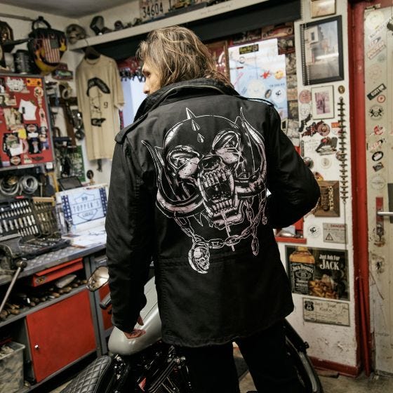 Brandit Motörhead M65 Jakke - Sort