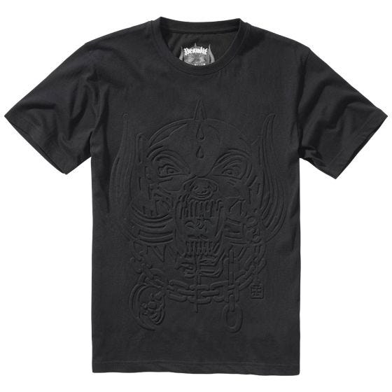 Brandit Motörhead Warpig Embos Print T-shirt - Sort