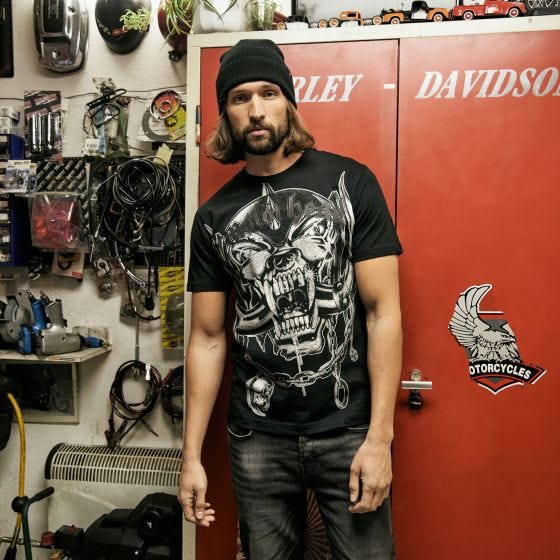 Brandit Motörhead Warpig Print T-shirt - Sort