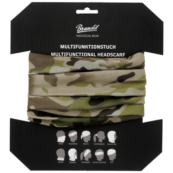 Brandit Multifunctional Halsedisse - Tactical Camo