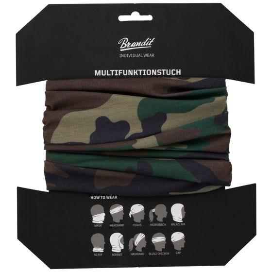 Brandit Multifunctional Halsedisse - Woodland