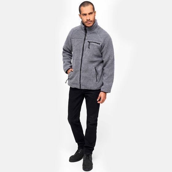 Brandit Teddyfleece Jakke - Antracit