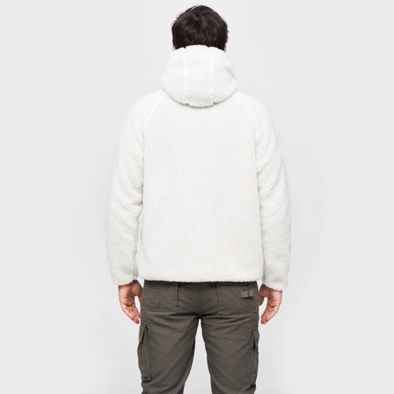 Brandit Teddyfleece Worker Jakke - Hvid