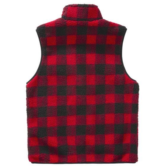 Brandit Teddyfleece Worker Vest - Rød/Sort