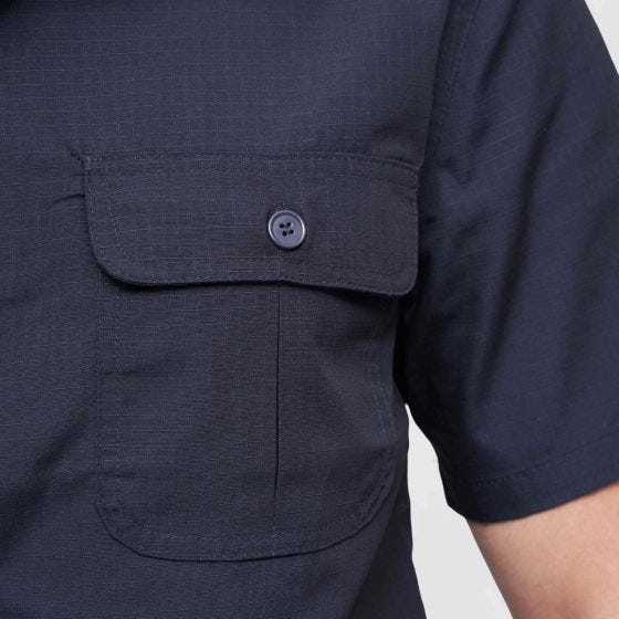Brandit US Ripstop Kortærmet skjorte - Navy
