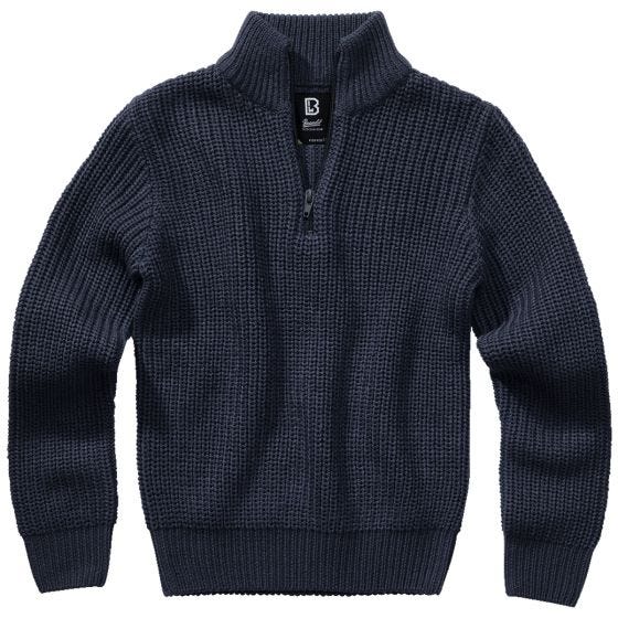 Brandit Kinderen Marine Troyer Pullover - Navy