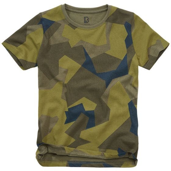 Brandit Kinderen T-shirt - Swedish M90 Camo