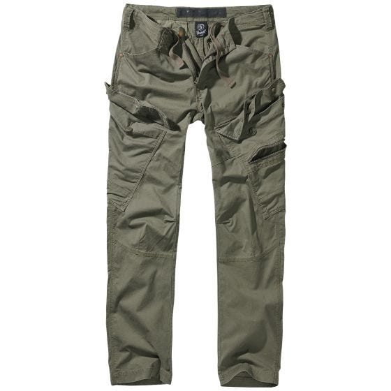 Brandit Advet Slim Fit Bukser - Olivenfarvet