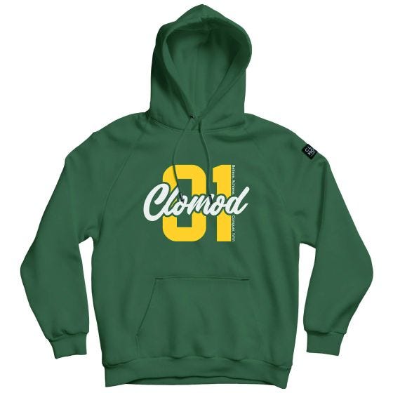 CLOMOD "One" Hættetrøje - SpringBok Green