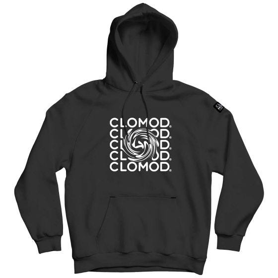 CLOMOD "Twirl" Hættetrøje - Sort