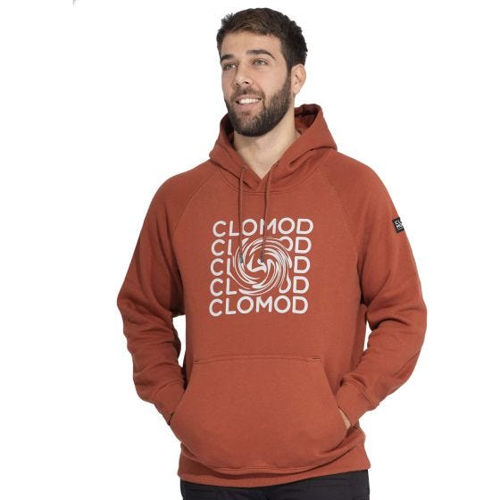 CLOMOD "Twirl" Hættetrøje - Maroon Red