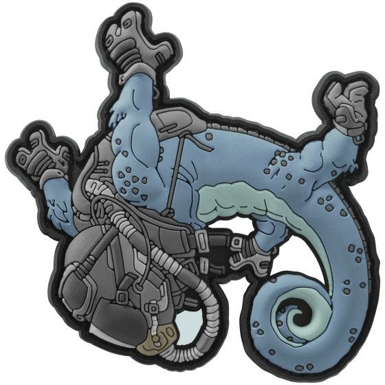 Patchlab Halo Chameleon Mærke - Blå/Sort